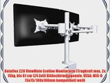 Dataflex 220 ViewMate Ecoline Monitorarm (Tragkraft max. 2x 15kg bis 61 cm (24 Zoll) Bildschirmdiagonale