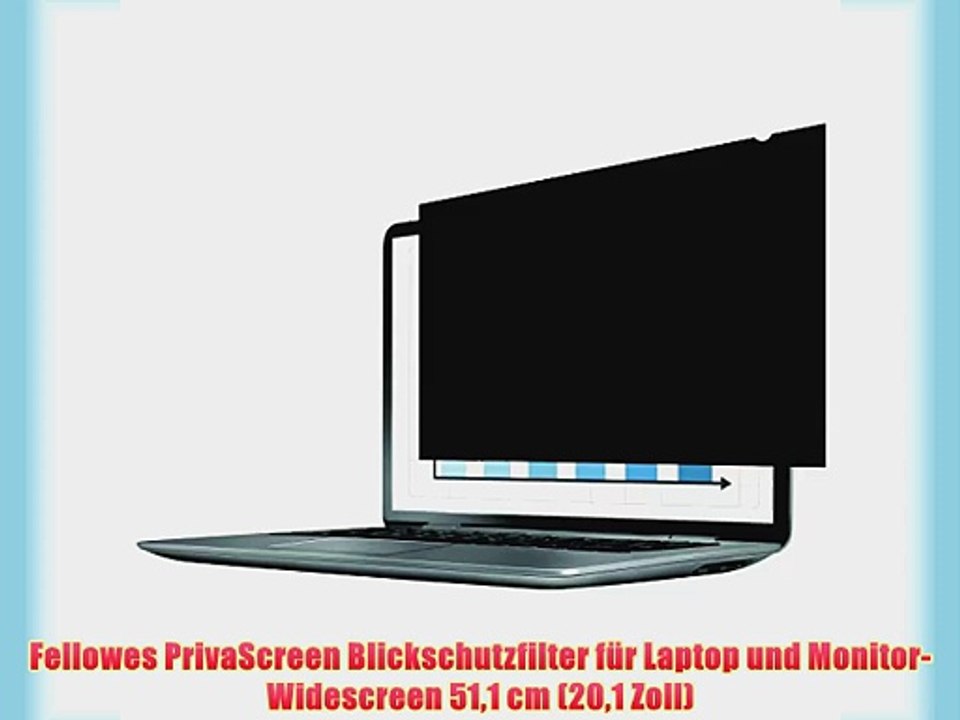 Fellowes PrivaScreen Blickschutzfilter f?r Laptop und Monitor-Widescreen 511 cm (201 Zoll)
