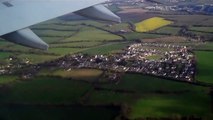 Etihad Airways landing in Dublin