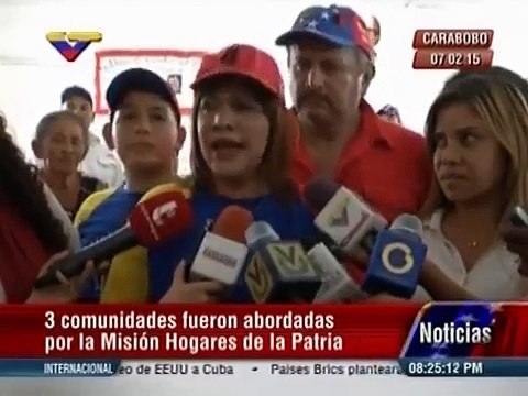 Gobierno Bolivariano inició en Carabobo Gran Misión Hogares de la Patria