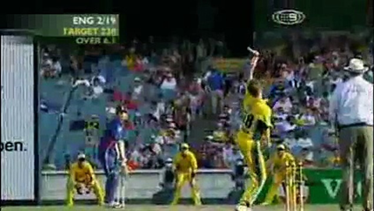 How to NOT play extreme pace bowling. Poor England suffer again.