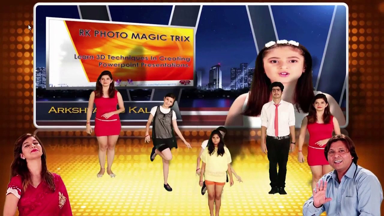 PowerPoint Learn Microsoft PowerPoint .Insert Dancing Figures, Pics Using Gif File In Your Presentations