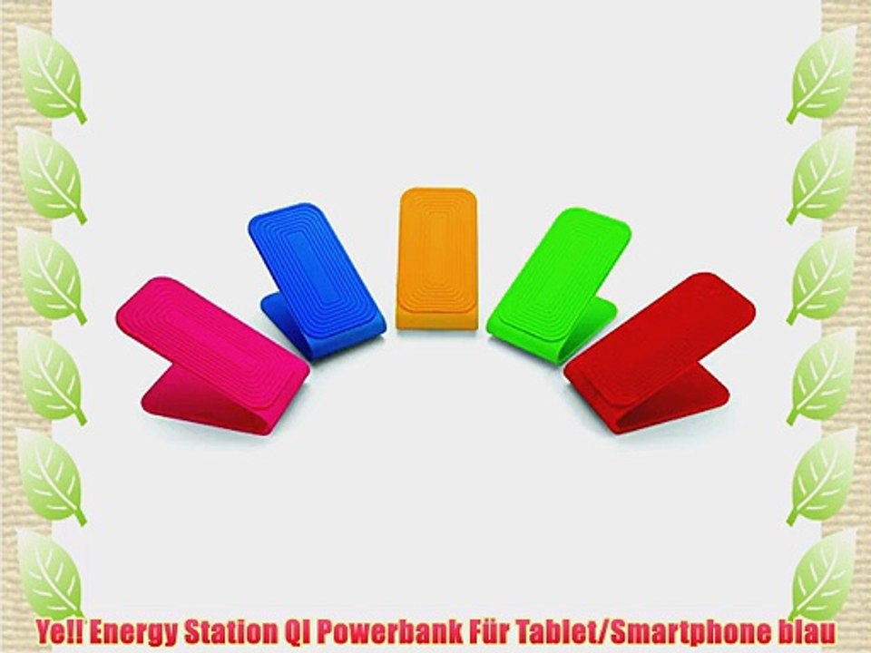 Ye!! Energy Station QI Powerbank F?r Tablet/Smartphone blau