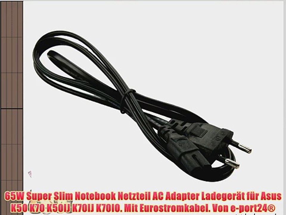65W Super Slim Notebook Netzteil AC Adapter Ladeger?t f?r Asus K50 K70 K50IJ K70IJ K70IO. Mit
