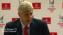 Arsene Wenger reaction Arsenal vs Olympique Lyonnais Emirates