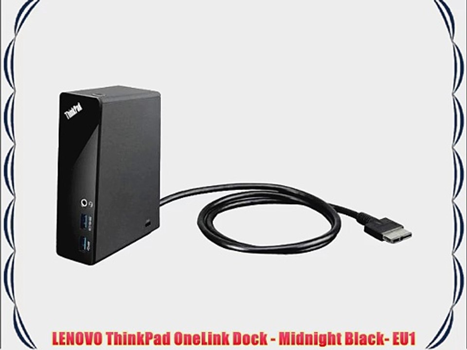 LENOVO ThinkPad OneLink Dock - Midnight Black- EU1