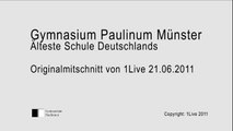 1Live Mitschnitt: Gymnasium Paulinum ist älteste Schule Deutschlands