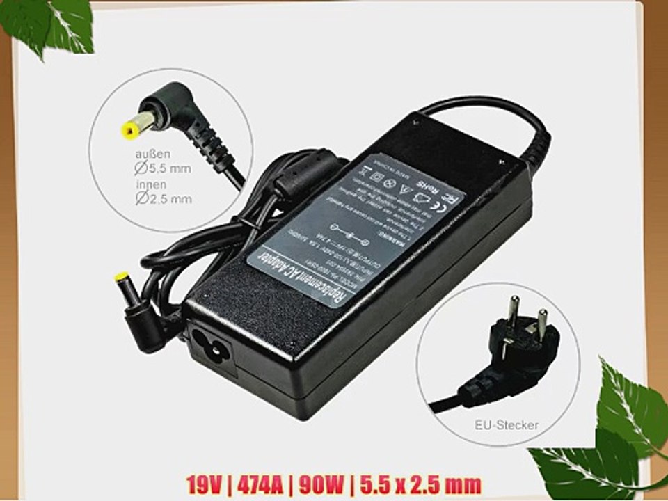 90W Notebook Netzteil AC Adapter Ladeger?t f?r Asus X50V X50L X51 X51L X51R X51RL X5dad X5dij