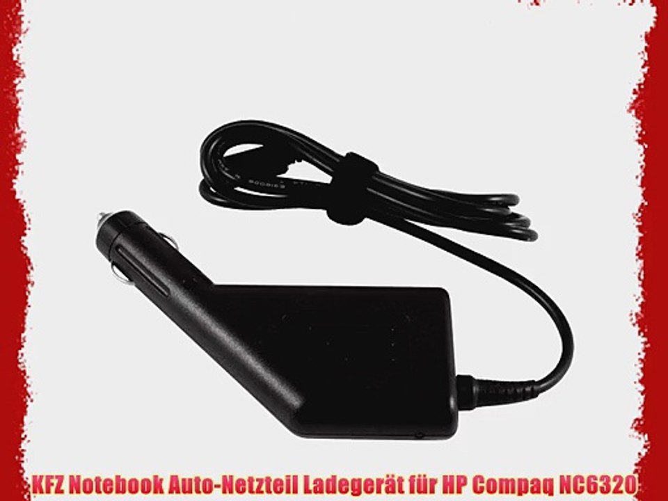 65W KFZ Auto-Netzteil f?r HP Compaq NC6320 Notebook - Original Lavolta 12V Ladeger?t Zigarettenanz?nder