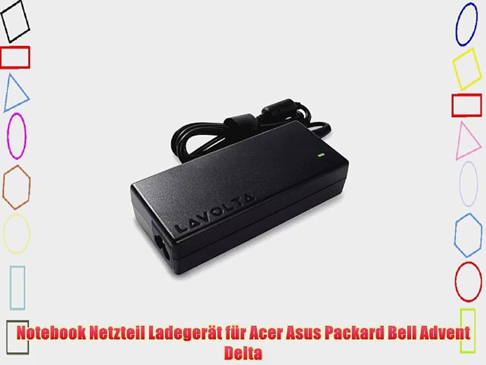 65W Netzteil f?r Acer Asus Packard Bell Advent Delta kompatible mit SADP-65KB D Notebook -