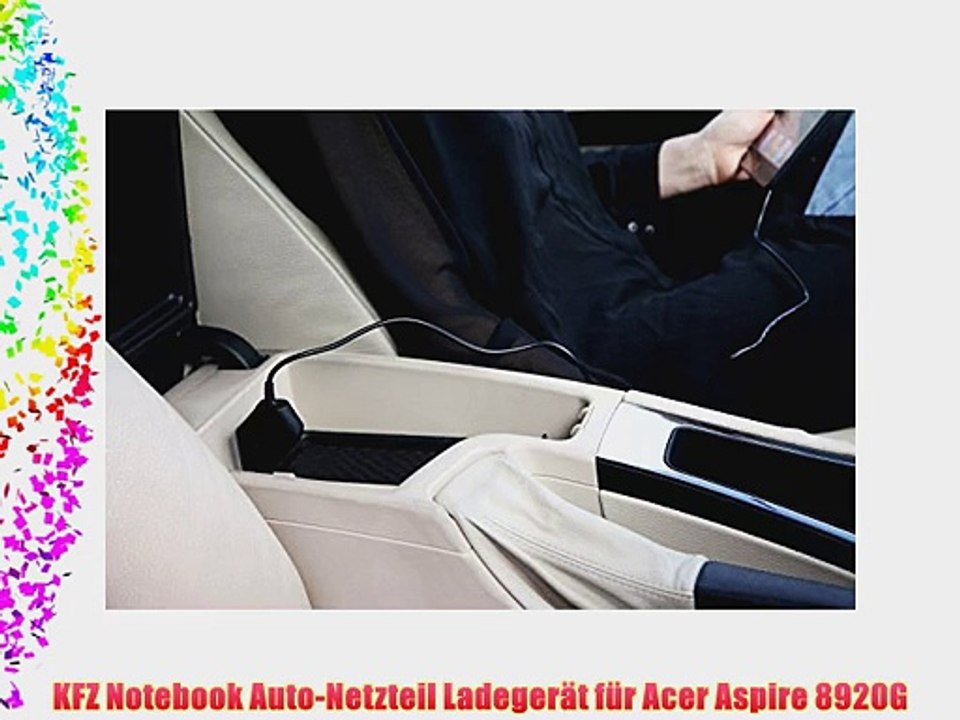 90W KFZ Auto-Netzteil f?r Acer Aspire 8920G Notebook - Original Lavolta 12V Auto Ladeger?t