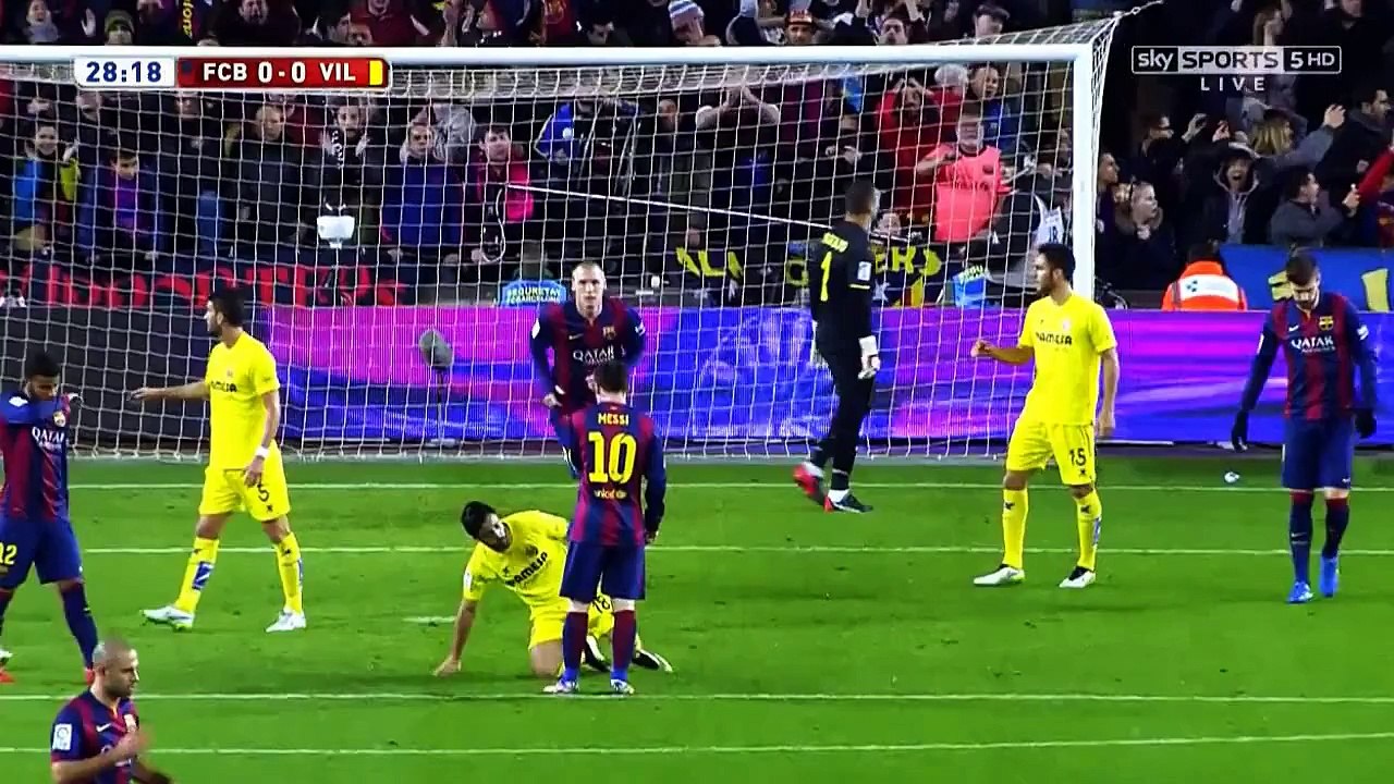 Lionel Messi vs Villarreal (Home) (Copa del Rey) 14-15 HD 720p By LionelMessi10i