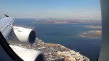 Singapore Airlines Airbus A380-800 Landing   Taxi at New York John F. Kennedy International Airport