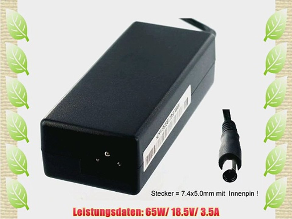 Notebooknetzteil kompatibel mit COMPAQ PRESARIO CQ71-120EG mit 65W/ 18.5V/ 3.5A