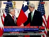 Gobierno confirmó que chilenos no necesitarán visa para ingresar a Estados Unidos