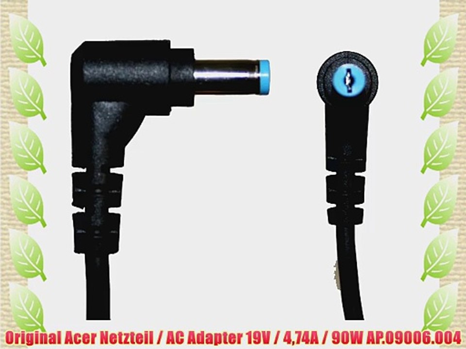 Original Acer Netzteil / AC Adapter 19V / 474A / 90W AP.09006.004
