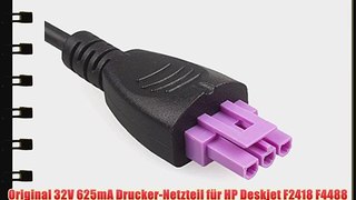 Original 32V 625mA Drucker-Netzteil f?r HP Deskjet F2418 F4488 D1668 D2268 C4688 C4788 K109A