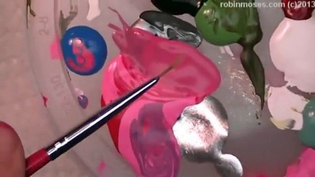 2 Nail Art Tutorials Cute Valentine s Day Nails Pink and Teal Heart Nail Design