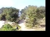 Bmx dirt jumping