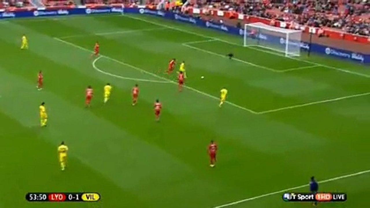 Leo Baptistao Amazing Goal Lyon 0-2 Villarreal Emirates Cup 26.07.2015