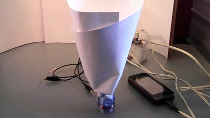 Coluna de som de papel - A simple paper homemade speaker