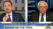 Bernie Sanders stops Chuck Todd cold when he tries to spin a false narrative