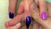 2 Nail Art Tutorials   Easy Nail Art for Beginners   Pink and Purple Zebra Nails