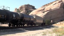 Union Pacific Mixed Freight Rounds Sullivan's Curve