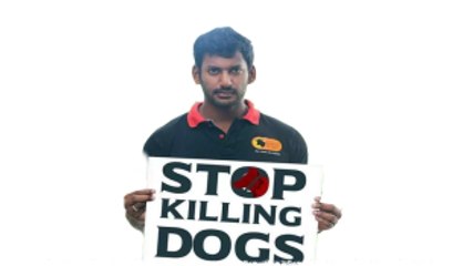 Tamil actors Vishal to protest asking Kerala not to cull stray dogs