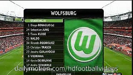 Arsenal vs Wolfsburg Line Up Information 26.07.2015 HD