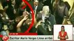 Globovisión agrede a VTV y Ávila TV durante llegada de Mario Vargas Llosa.