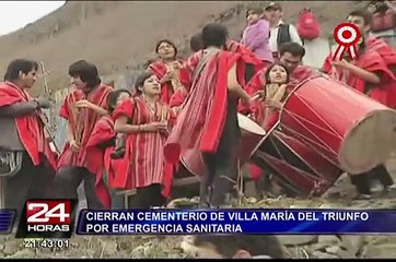 Cierran cementerio de VMT por emergencia sanitaria