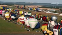 En Lorraine, rassemblement de montgolfières