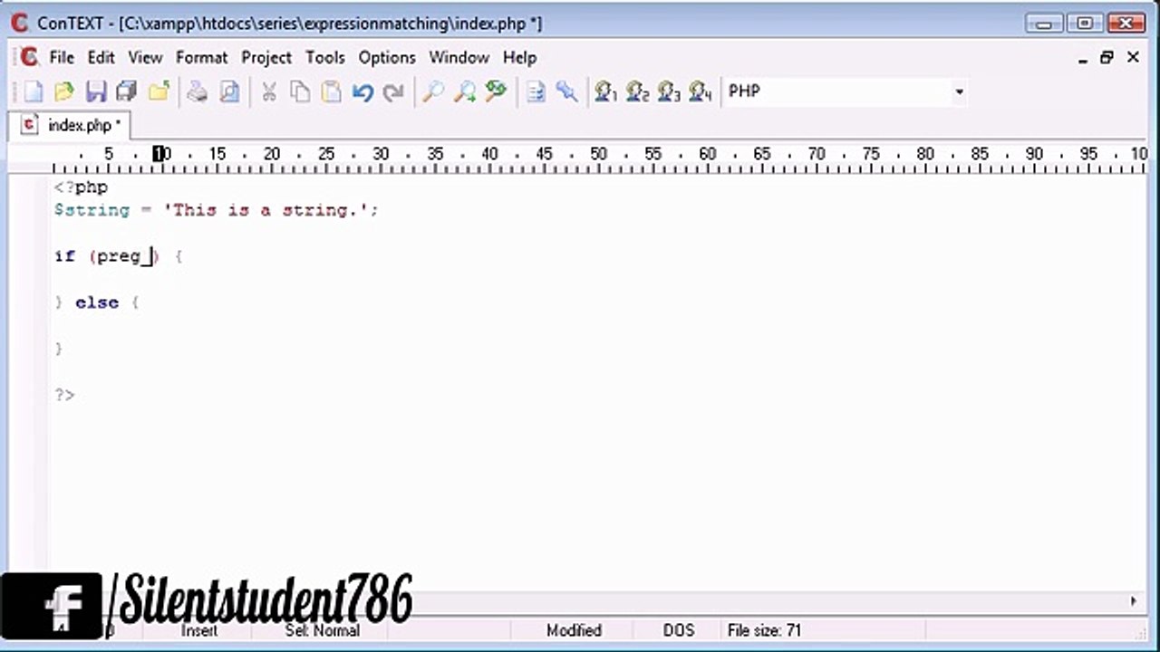 Beginner PHP Tutorial - 44 - Expression Matching_‏_1