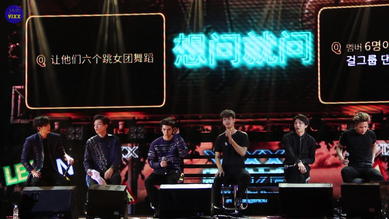 [FANCAM] VIXX GUANGZHOU SHOWCASE QUESTION TIME 150718