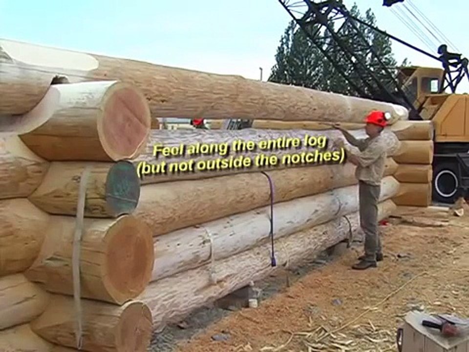 Get the Scriber Setting -- from my DVD series "Building Log Homes"