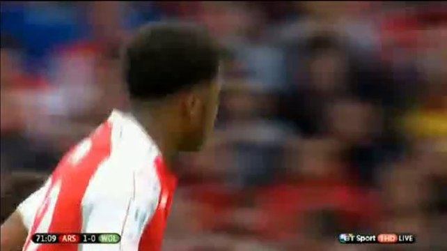 Akpom Big Chance Arsenal v. Wolfsburg Emirates Cup 26.07.2015