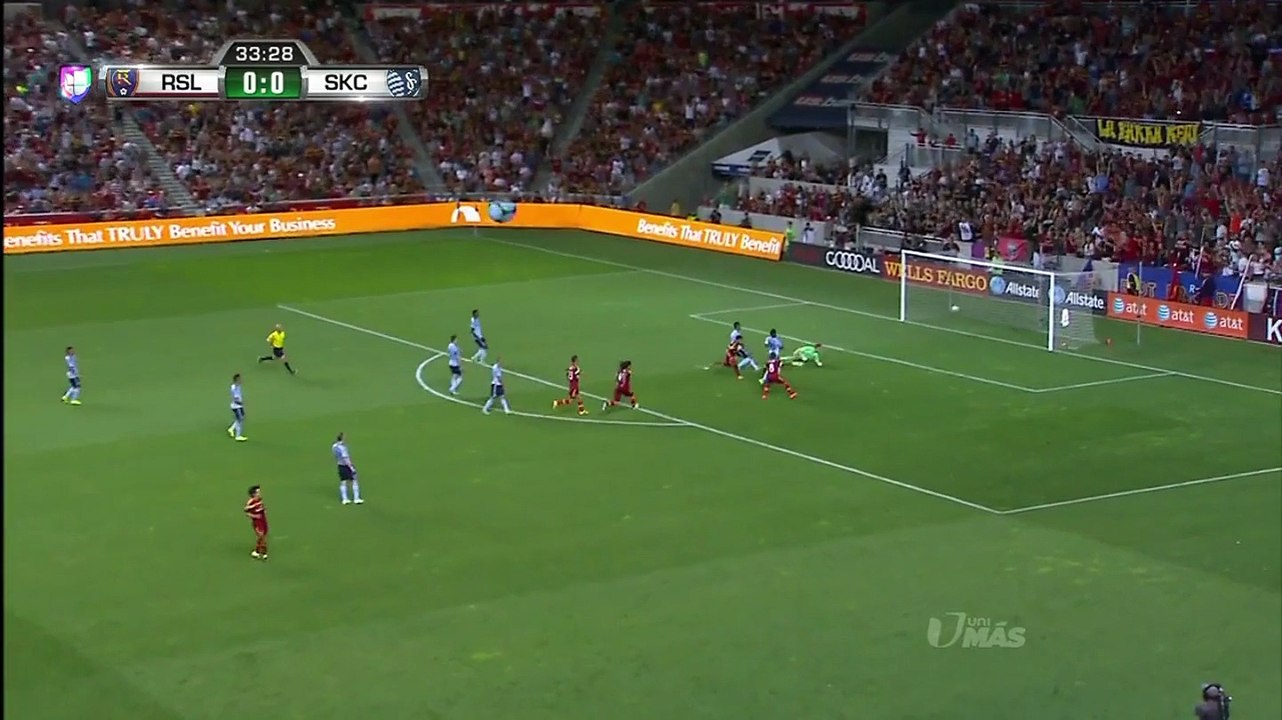 Javier Morales Goal - Real Salt Lake vs Sporting Kansas City - MLS 07-24-2015
