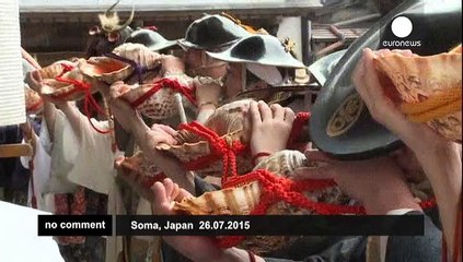 Samurai parade in Japan