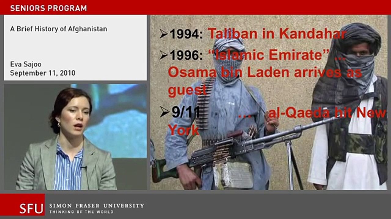 A Brief History of Afghanistan: SFU Continuing Studies lecture