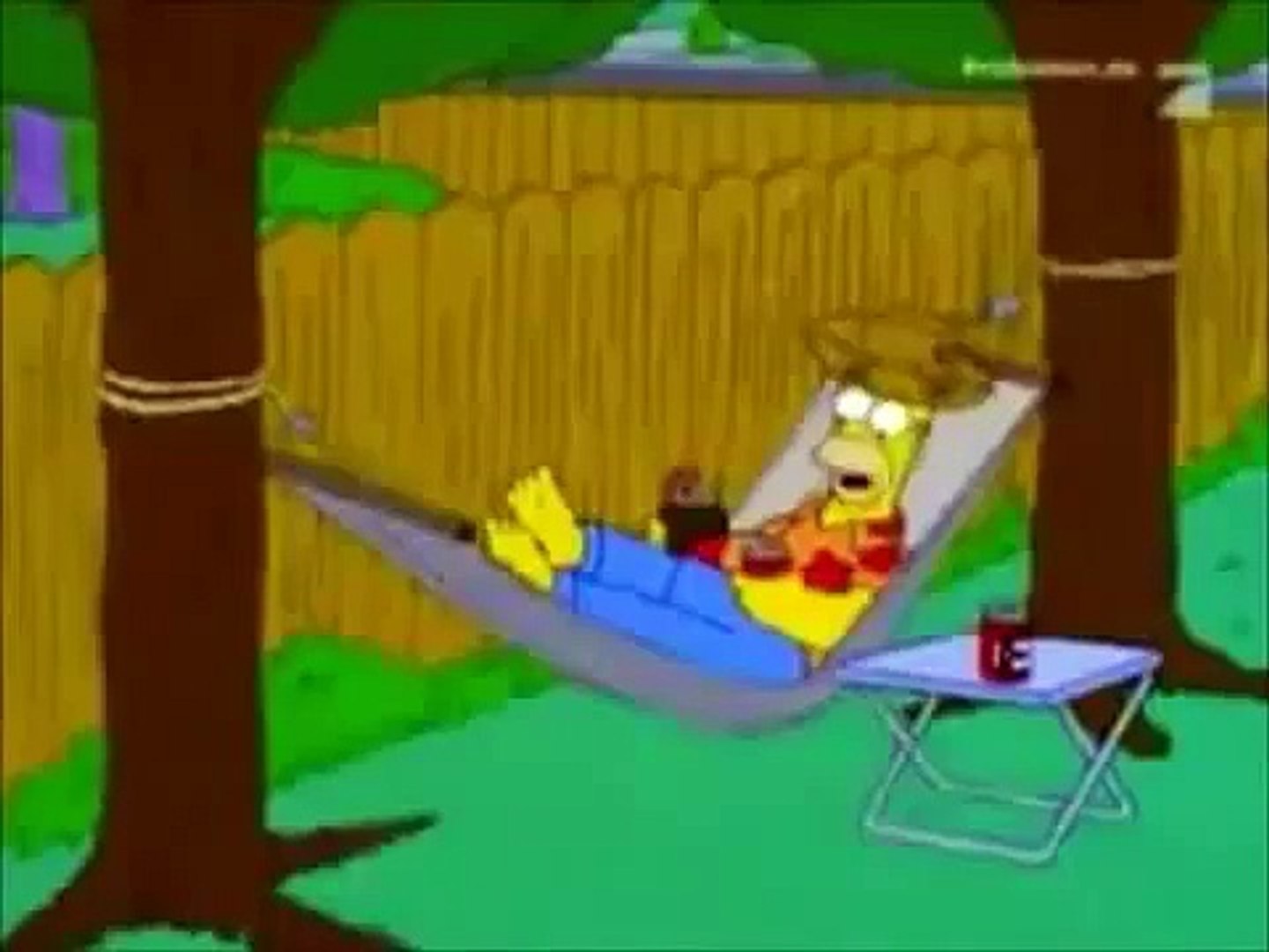 Homer Simpson Bier in die Kokosnuss füllen-Dose wegwerfen/Flanderrs - video  Dailymotion