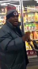 Man sings I won't complain in grocery store