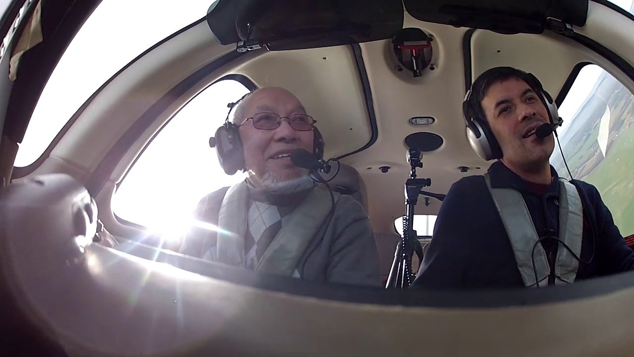 Promenade en avion avec mon père