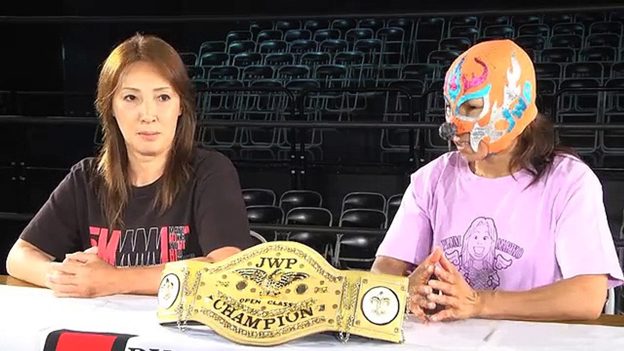 {JWP Press Conference} JWP Openweight Championship: Command Bolshoi (c) Vs. Mayumi Ozaki  (7/16/15)