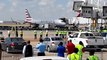 Qantas A380 landing at Dallas/Fort Worth International Airport