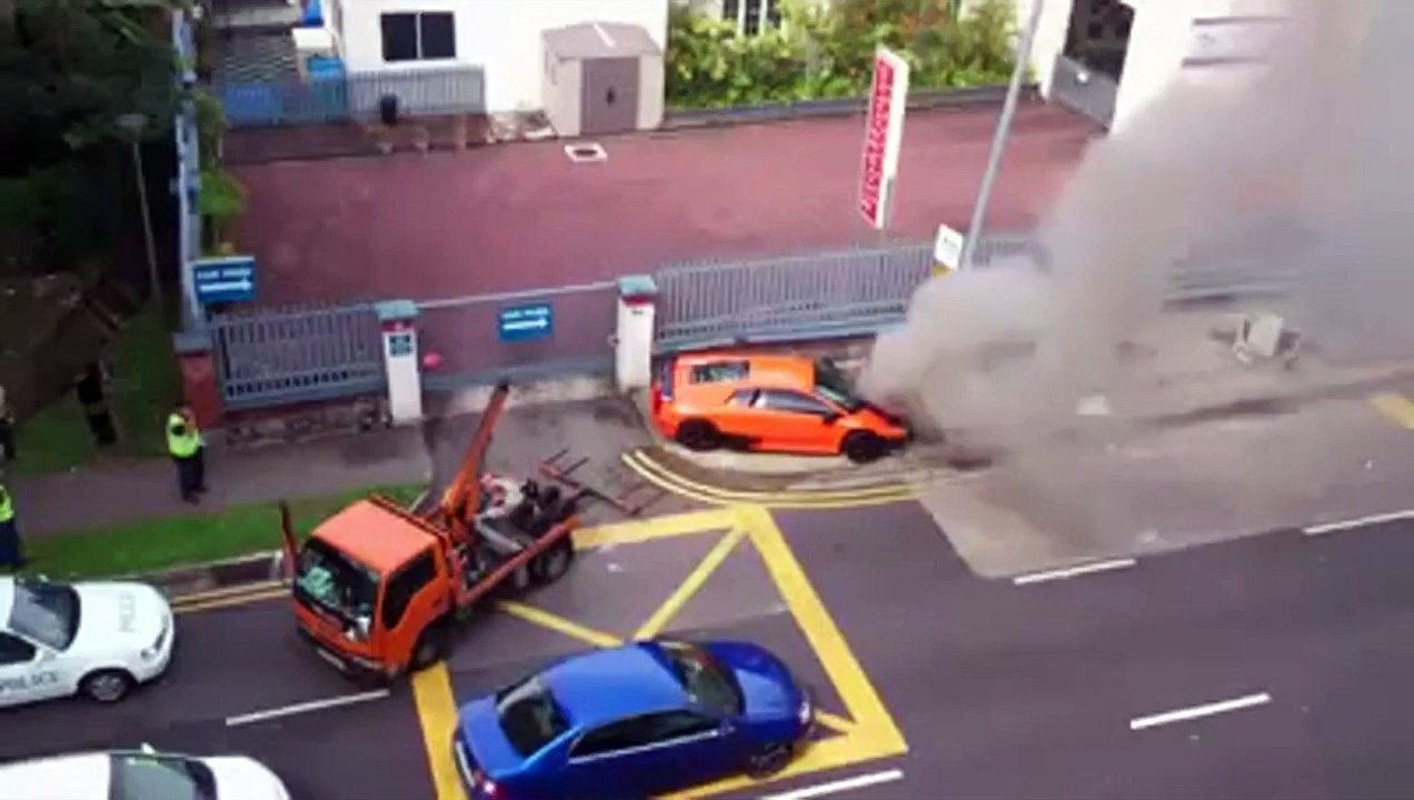 My LAMBORGHINI is on FIRE!!!