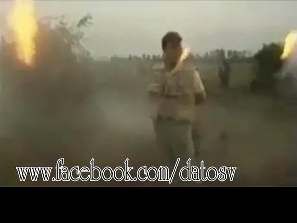Mira como termina este periodista cubriendo la quema de una plantación de Marihuana