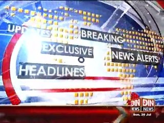 Din News Headlines 9 P.M ( 26 July 2015)