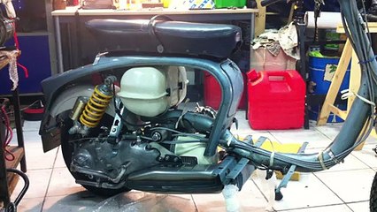 [LAMBRETTA] 125LIS x RACETOUR 195  1er démarrage