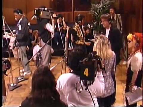 Cyndi Lauper Solo Recording We R the World 1985